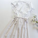 Vince NEW  Women's Braided Braided Belt Wrap Dress Flutter Sleeve Size XXS Photo 7