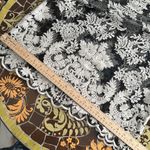 Karen Kane  Elegant Black and Cream Lace Top SZ: L Photo 4