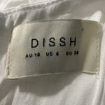 DISSH • beau white long sleeve linen midi dress sz US 6 Photo 11