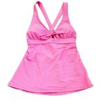 Jessica Simpson NWT Femme Pretty in Pique Strappy Back Swim Tankini Top Size S Photo 3