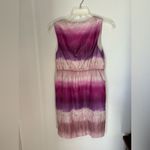 Adam Adam Lippes pink purple ombré dip dye v neck dress with pockets size 4 Photo 6