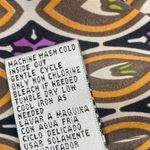 Bill Blass Vintage  Purple Geo Print 3/4 Sleeves Tie waist Peplum Top women sz L Photo 7