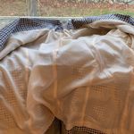 Blair  Women’s Size 16 Petite XL Extra Large Blue and Brown Houndstooth Jacket Photo 5