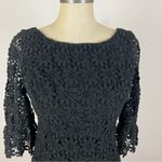 Lilly Pulitzer Shayna Black Crochet Midi Dress Photo 3