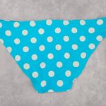 Arizona Jeans  Company Blue Polka Dot Cheeky Medium Bikini Bottom Swimwear Photo 1