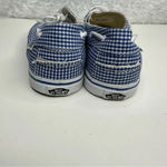 Vans  Women’s Blue Gingham Zapato Lo Slip-On Boat Shoes Sneakers Size 8 Photo 3