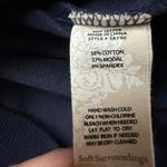 Soft Surroundings Tunic Top Pockets Long Sleeve Casual Comfy Navy PS Photo 11