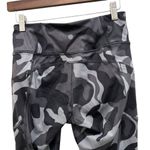 Athleta Lightning 7/8 tight gray black camo print pocket running leggings Photo 5