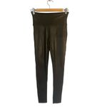 Spanx Women's Faux Leather Leggings Shaping Lifting Compression Black sz. XS Photo 3