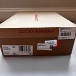 Lucky Brand  Basel Boot Navy Blazer Navy Blue Snake Print Leather‎ Size 9 Booties Photo 6