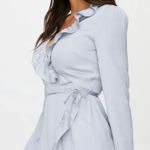 Aritzia Sunday Best Taro Ruffle Wrap Dress in Navy Photo 2