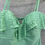 Catalina Collections by  Women's Swim Top Mint Size XL Eyelet Wireless Padded Photo 7