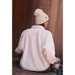 Free People NWT  X Hatch Maternity Hit The Slopes‎ Fleece Jacket Medium Photo 1