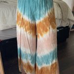 Young Fabulous and Broke Women’s Medium Tie Dye Wide Leg Pants New Photo 0