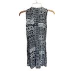 Loveappella  Low Wrap V Bathsuit Cover up Short Dress Sz S Black/White Photo 1