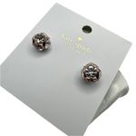 Kate Spade New York Gold Plated Rose Patin Rise and Shine Cubic Zirconia Stud Photo 2