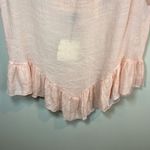 Missguided Pom Pom Crochet V-Neck Cover-Up Dress Swim Peach Open Tie Back Lightweight Large Photo 3