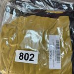 Yellow Ruched Tie Front Sheath Dress with 3/4 Sleeves for Cocktail Size undefined Photo 4