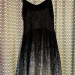 Free People  | Black Mini Silver Fit Flare Sparkle dress, size XS Photo 6