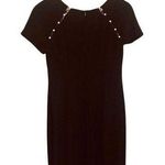 Joseph Ribkoff Pearl Shoulder Sheath Knee-Length Dress Photo 0