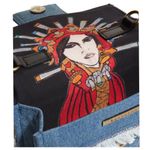 KOORELOO Amalfi Fringe Denim Crossbody Bag Photo 1