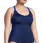 Lands' End NWT  Racerback One Piece Deep Sea Navy size 12 Photo 0