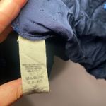 Free People NWT  Navy Blue Floral Embroidered Beaded Flowy Blouse Women's Small Photo 10