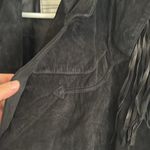 PIONEER WEAR Vintage Genuine Leather Fringe Jacket Size Medium Black Photo 8
