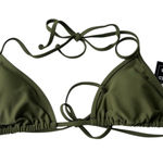 Salt + Cove Triangle Bikini Top Green Size undefined Photo 0
