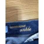7 For All Mankind Dark Wash b(air) Denim Roxanne Ankle Blue Jeans Size 29 Preppy Photo 8