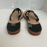 Jack Rogers Sandals Jacks Flat Hamptons Thong Western Boho Coastal Beach Black Photo 3