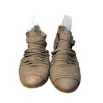 Vince Camuto Women's Sz 7.5 Pamelle Boot Tan Taupe Nubuck Sliced Leather Cutouts Photo 2