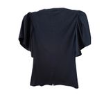 Ramy Brook  Colette Navy Flutter Sleeve Top - Size Small Photo 6