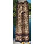 Cache  Pant New Size 2/4 Removable Belt Animal Print Tribal 100% Poly NWT $108 Photo 5
