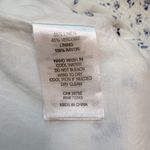 House of Harlow Linen Smocked Bodice Square Neck Floral Cottage Coquette Soft XS White Photo 11