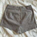 Urban Outfitters High Waist Plaid Zip Shorts Size Small Photo 3