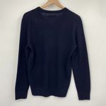 Everlane Cashmere Sweater V Neck Dark Navy Blue NEW Mens Size Small Photo 2