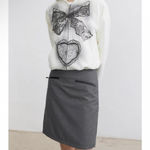 Opening Ceremony Lace Spray Paint Short Hoodie Photo 4