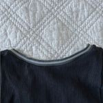 Urban Outfitters  Black Ribbed Top Photo 4