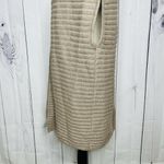 Chico's  Taupe and Silver Sleeveless Long Sweater Vest Size 1 Medium Photo 6