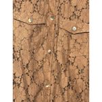 Shyanne  Button Up Lace Brown Fringe‎ Western Shirt Sz XS Photo 5