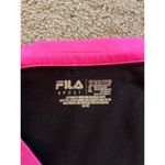 FILA  Sport Performance Black V-Neck Short Sleeve Top Photo 3