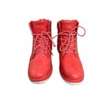 Lugz pink Laceup high top boot. WQUILHGD 657. Size 7.5 Photo 3