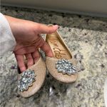 Sam Edelman  Gold Shimmer Silver Rhinestone Flats Photo 1
