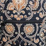 Vera Bradley  Black and Gold Embroidered Backpack Photo 9