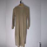 J Jill Tan Brown Long Duster Button Carigan Linen‎ Blend XS Photo 1