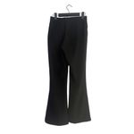 ZARA  Straight Leg Career Trouser Dress Pants Pockets Clasp Button Close XS Black Photo 3