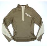 Nau Size S Womens Brown‎ Athletic Long Sleeve Polartec Fleece Shirt Outdoor Brown Photo 0