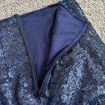 Dorothy Perkins  Midnight Blue Sequin Pencil Skirt Photo 4