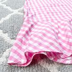 Parisian High Waisted Pink Mini Skirt With Ruffle Hem Photo 6